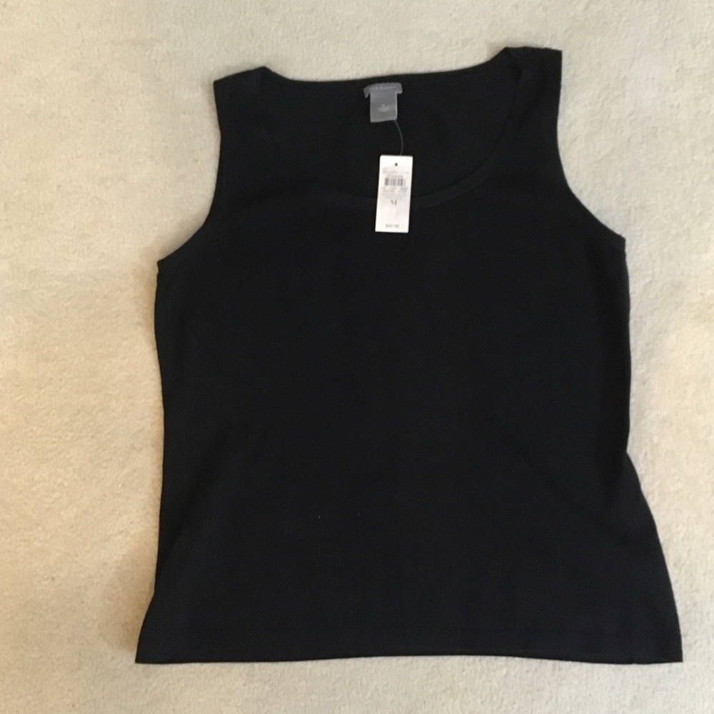 NWT Black sleeveless sweater